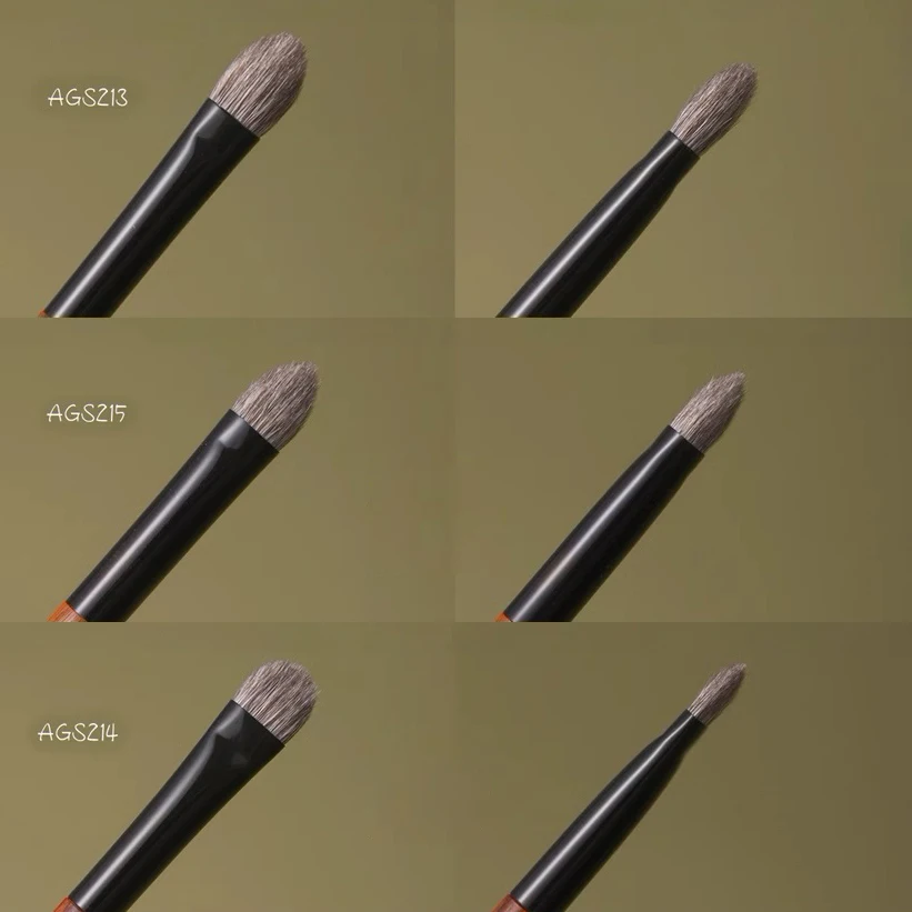 Professional Handmade Makeup Brushes 1PC Blended Goat Hair Eye Shadow Brush African Rosewood Handle Make Up Brush 6