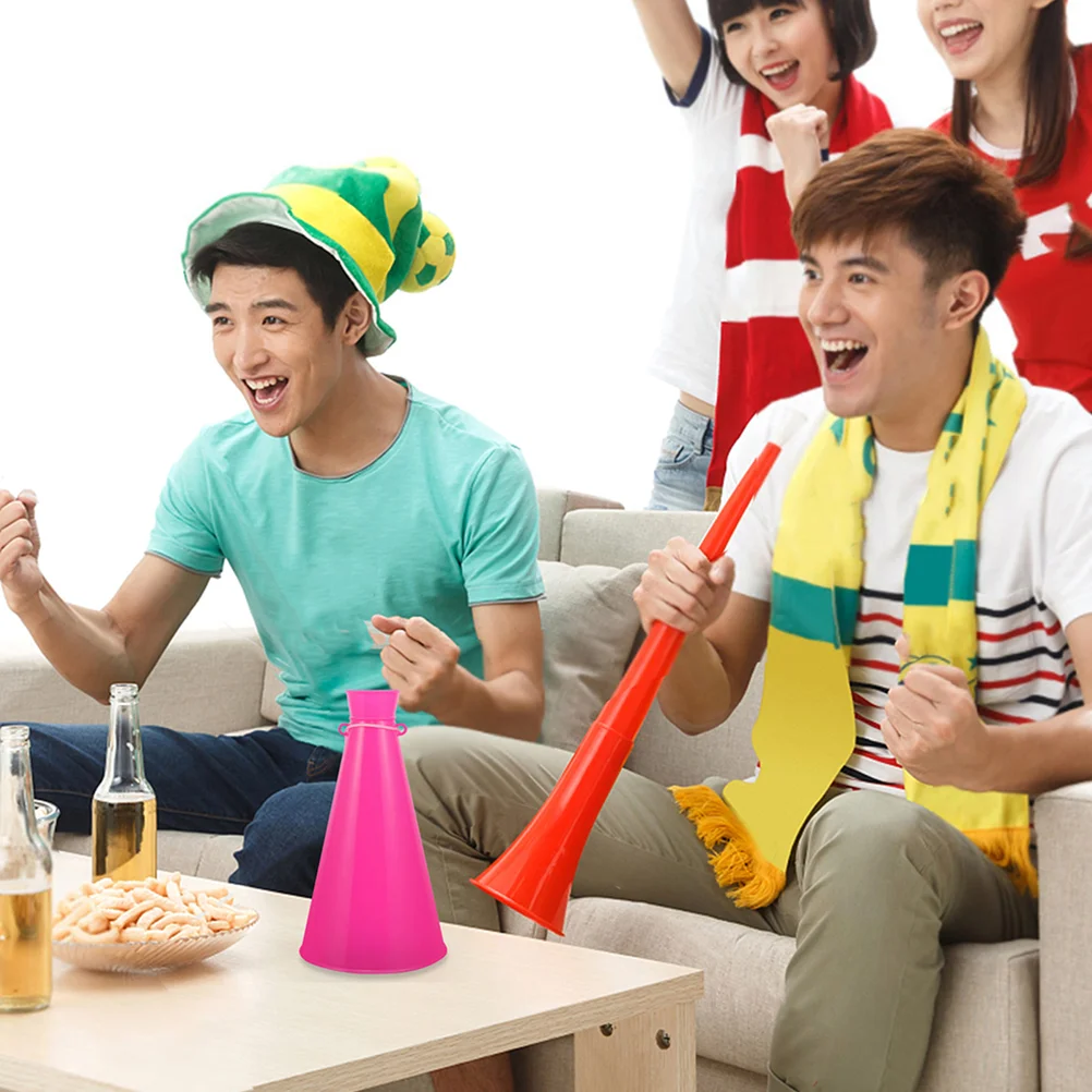 5 Pcs Outdoor Toy Loudspeaker Child Small Plastic Soccer Horn Cheerleading Megaphones