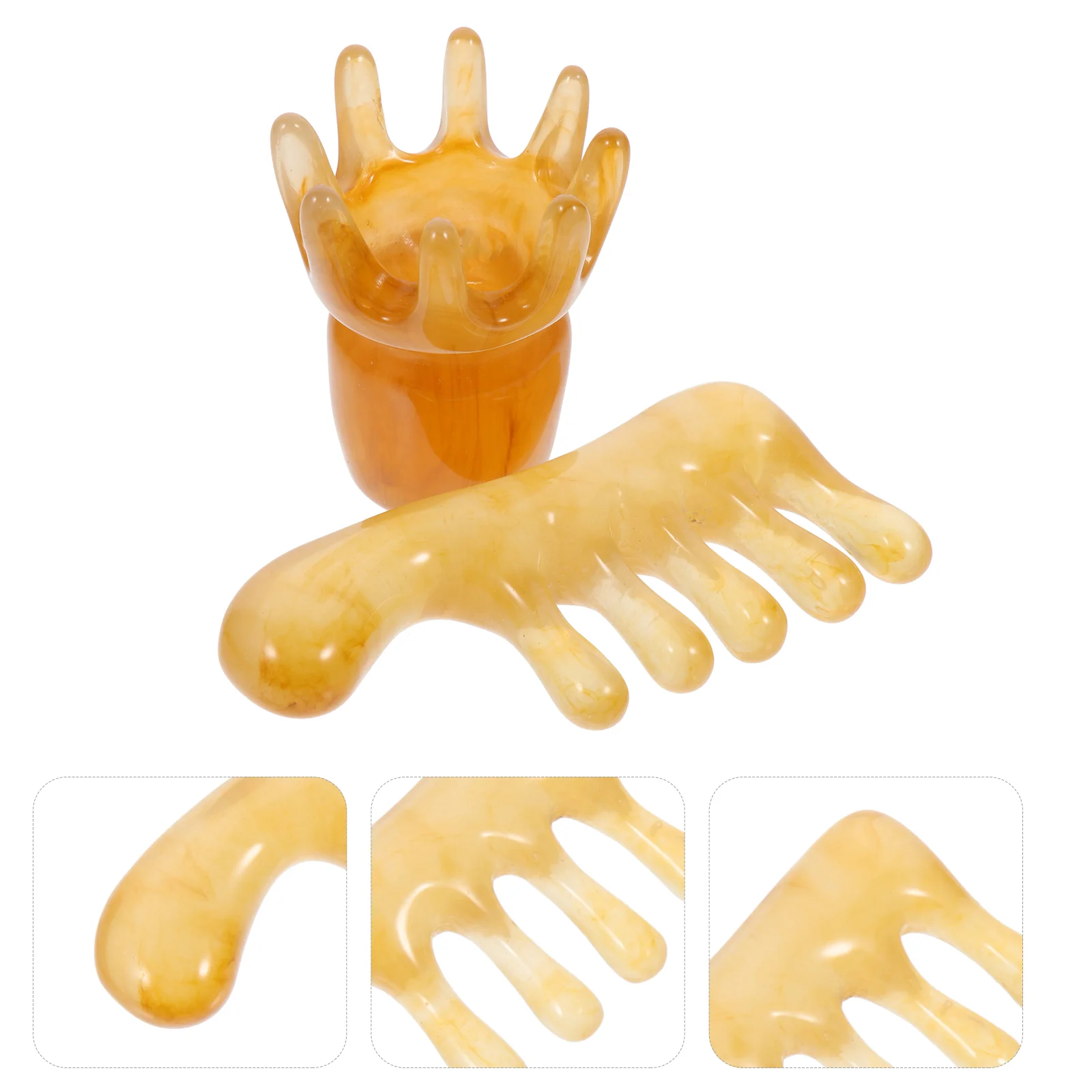 

Расческа для массажа кожи головы, инструмент для массажа головы с широкими зубьями, расческа для ухода, расслабления