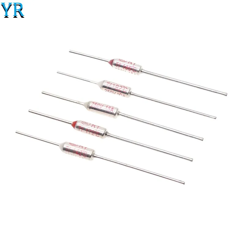 TF Thermal Fuse RY 10A 15A 250V Temperature 65C 75C 90C 100C 115C 120C 130C 152C 165C 172C 180C 192C 205C 216C 240C 280C 300C