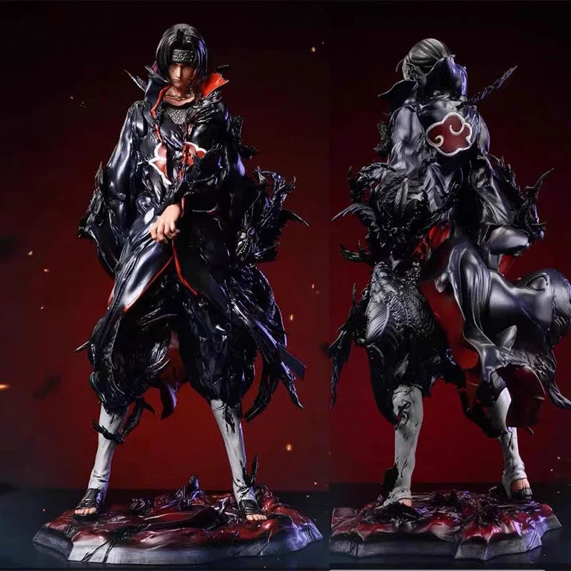Anime Naruto Figure Uchiha Itachi Action Figurine Gear 4 Naruto Shippuden Crow Model Pvc Ornamenten Statue Per Bambini Bambola Giocattoli