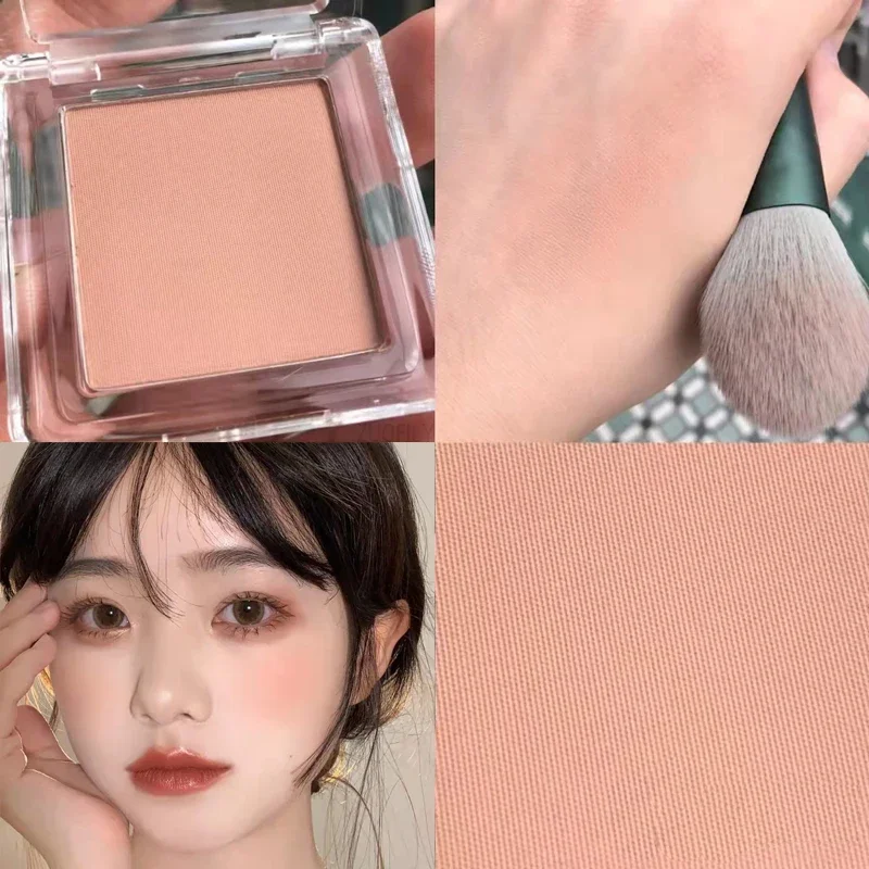 14 Colors Single Blush Palette Face Cream Concealer Foundation Makeup Waterproof Rouge Shimmer Brighten Natural Contour