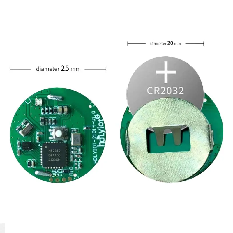 Holyiot nRF52810 3 축 가속도계 Bluetooth 비콘 BLE 5.0 Bluetooth 모듈 저전력 소비 실내 포지셔닝 iBeacon