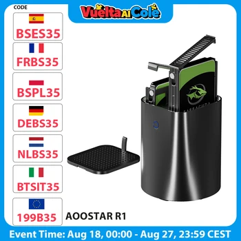 Router Nas Mini Pc Aoostar R1, Intel N150 4 Core Max 3,6 Ghz, 16 Gb Ram 512 Gb Ssd, Wifi 6, 2*Usb3.0, 2*Usb2.0, 2*2.5g Lan 1