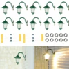 10 Piece Model Wall Lamps LED Street Lamps 1-Flame For H0 Houses Building Set Model Garden Decor Wall Lights Model Accessories 2