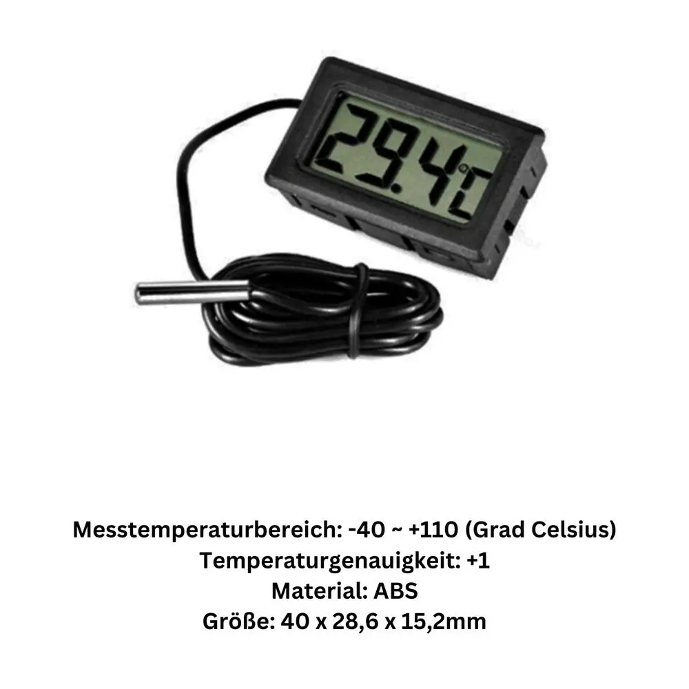 Digital LCD Thermometer Hygrometer Gauge Sensor Humidity Meter