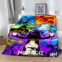 Cartoon Game N-ninjagos Printed Blanket Picnic Blankets Warm Blanket Soft and Comfortable Blanket Home Travel Birthday Gift 1