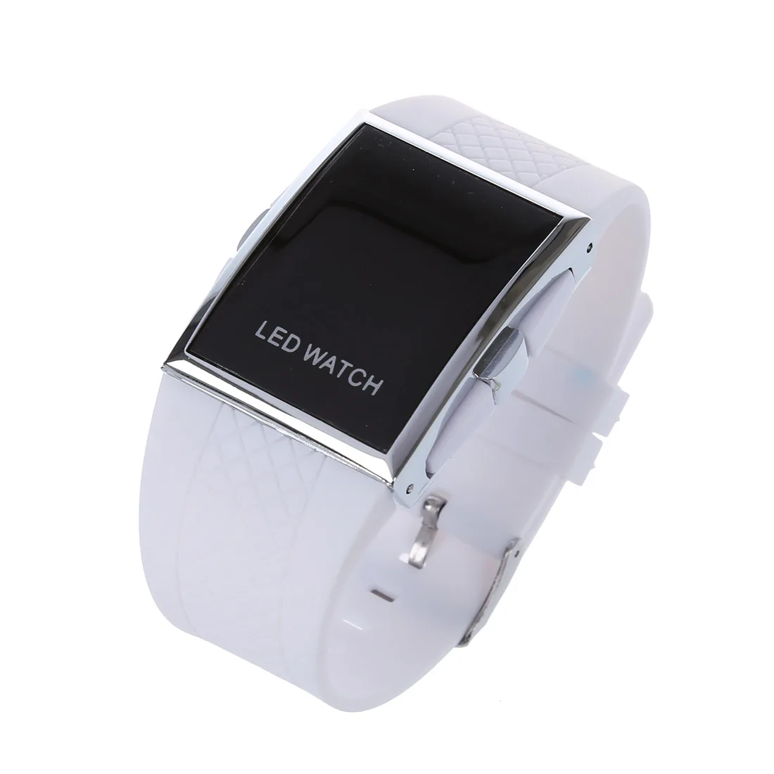 

new led watch luxury fashion womens Digital Sport strap wristwatch for ladies dress watches clock-All White