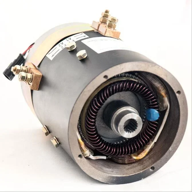 Brushed DC Motor XQ-3-4T-2 48V 3KW for Golf curtis 48v dc sepex двигатель xq 3 8 golf тяговый двигатель 3 8 квт