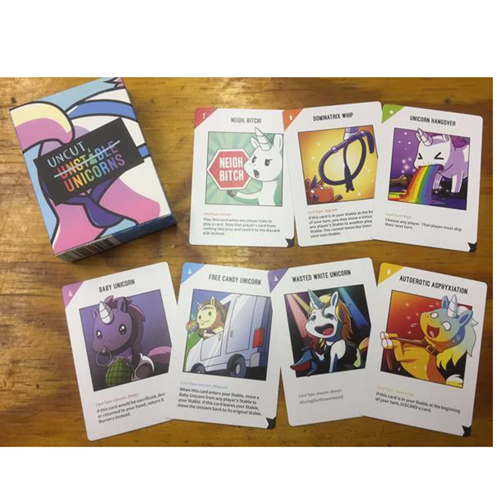 Unstable Unicorns Board English Family Party Expansion Basic