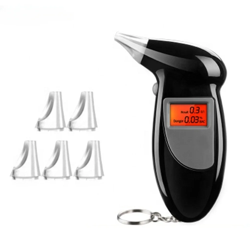 Digital Breath Analyzer Blow Type Alcohol Detection Tester Vehicle Mounted Drunk Driving Detector Naughty Bird