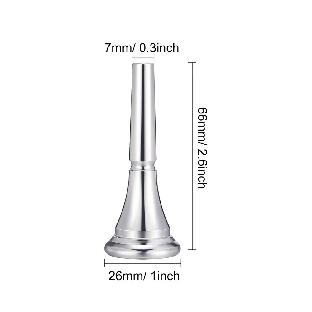 High Quality French Horn Mouthpiece Available in Two Distinct Colors for Enhanced Musical Performance