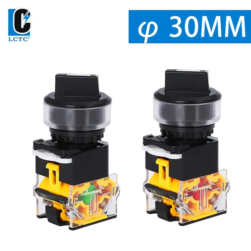 

LA38-11X2 Knob Switch Second Gear Third Gear LA38-20X3 Conversion Selector Switch Opening 30MM
