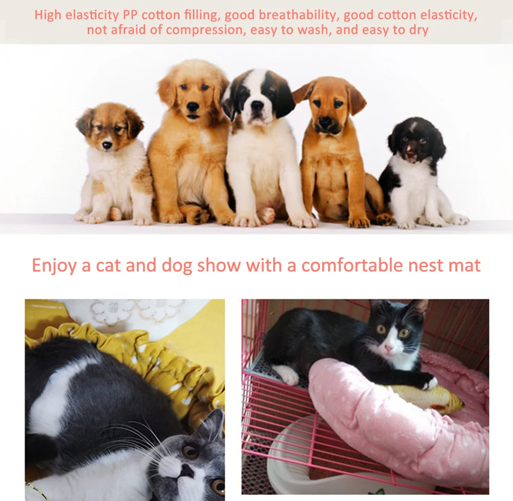Title 5, Soft Pet Cat Bed Full Size Washable Calm Dog Be...