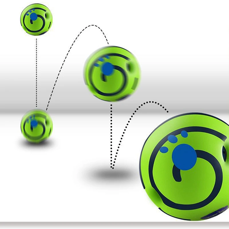 Super Sale Dog Toy Wobble Wag Giggle Ball Interactive Dog Attention Toy Fun Giggle Sounds When Rolled or Shaken Pets Know Best 2