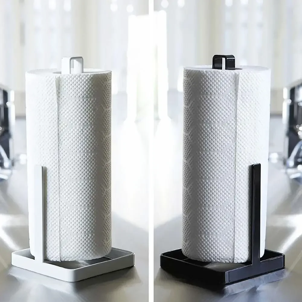 S/L Standing Paper Towel Holder Waterproof Kitchen Organizer Kitchen Paper Hanger Rack Rust-proof Face Towel Rack 4