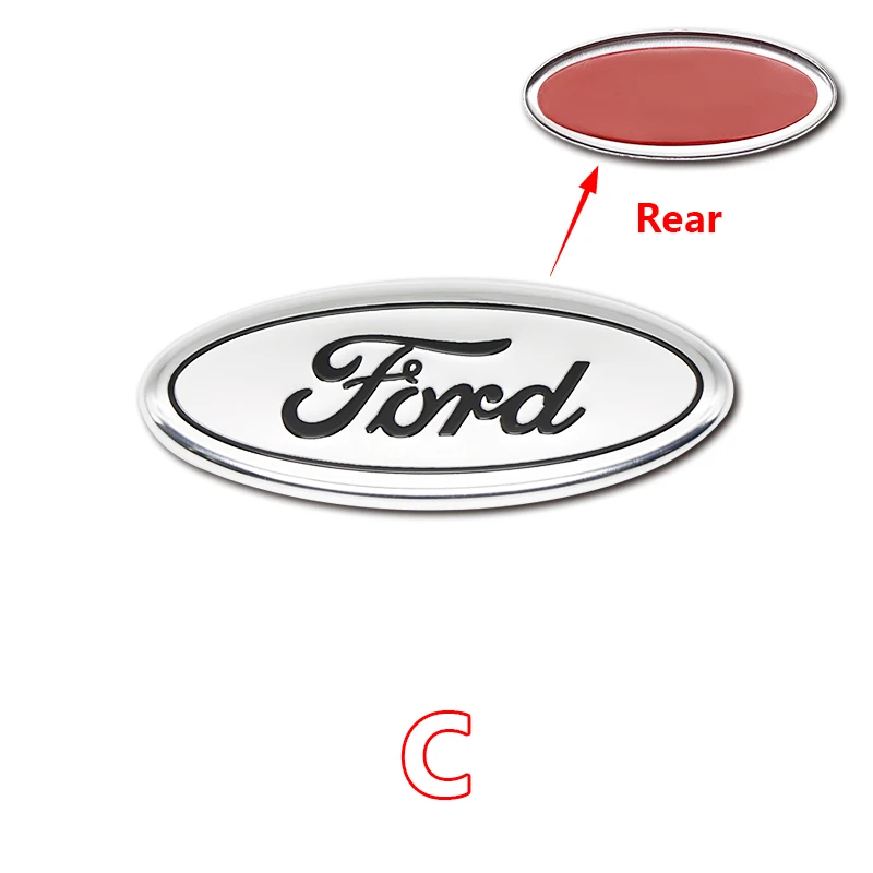 Premium 3D Aluminum Steering Wheel Emblem Badge - Universal Fit