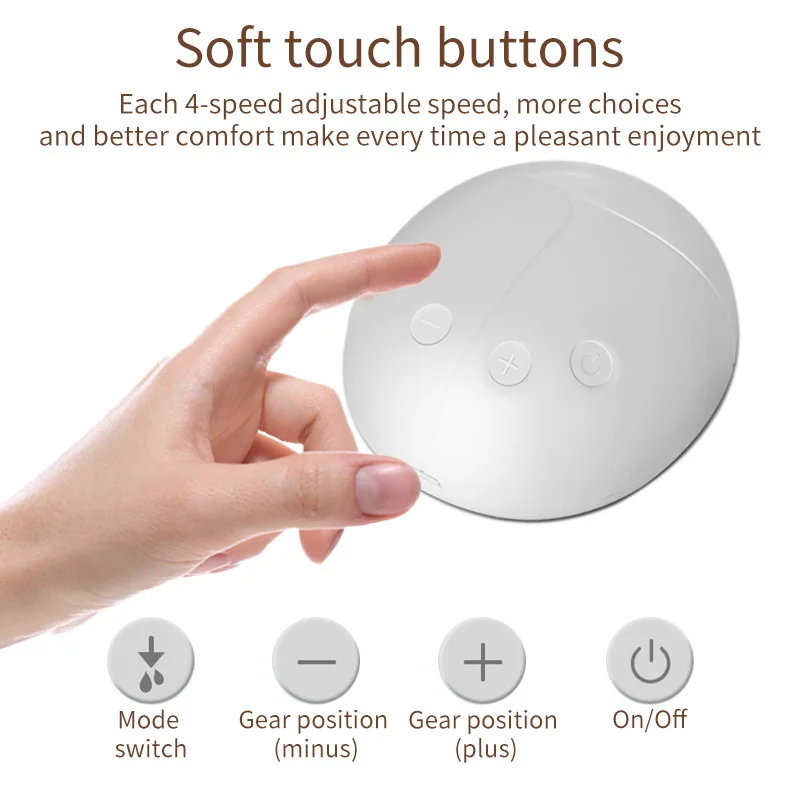 Electric Breast Pump Electric Breast Milk Extractor USB Powered with Baby Milk Bottle Baby Powerful Feeding Accessories