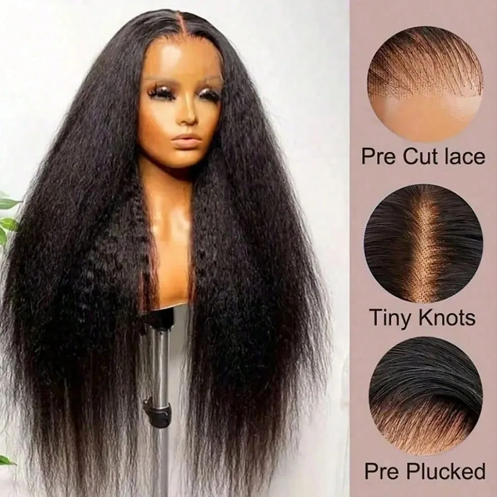 200% Density 36 Inch 13x6 Lace Front Wigs Human Hair Straight HD Lace Front Wigs Human Hair Straight Wigs Human Hair Pre Plucked