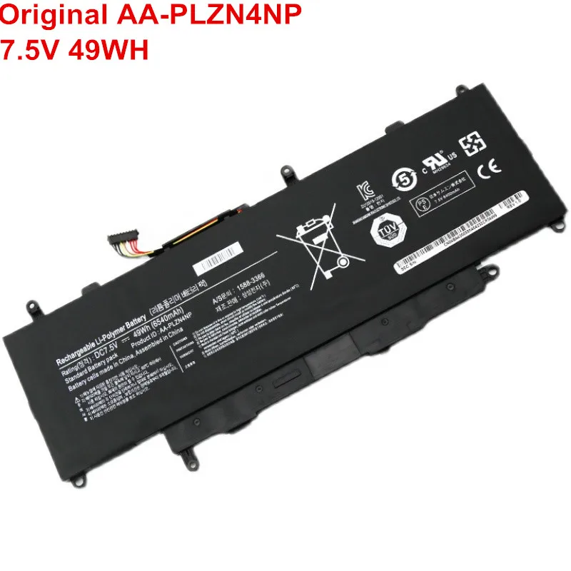 

7.5V 49WH New AA-PLZN4NP Li-ion Batteries Laptop Original For Samsung ATIV PRO XE700T1C XQ700T1C XQ700T1C-A52 Series Notebook
