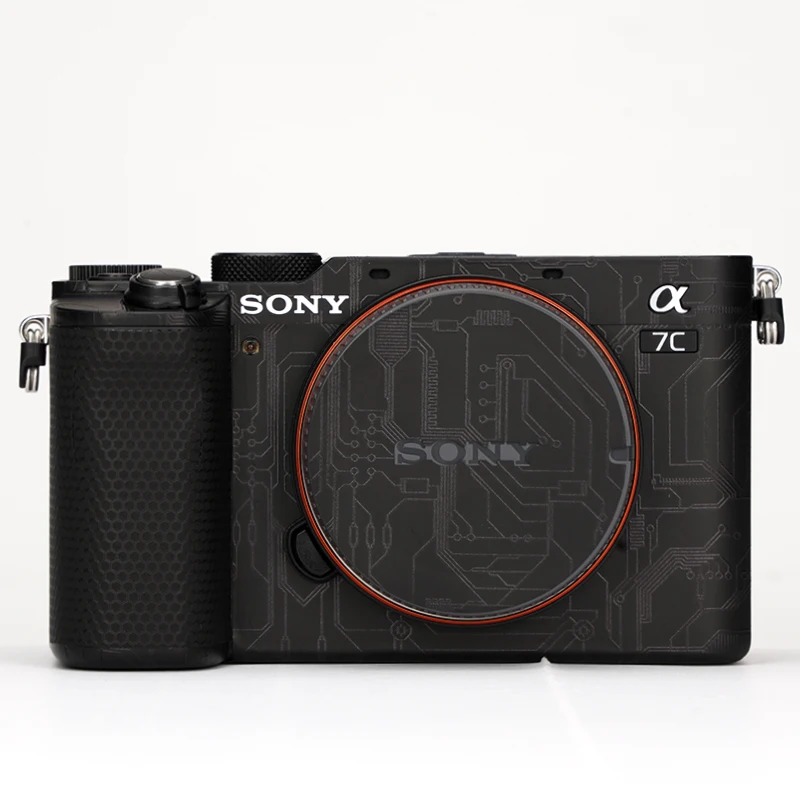 

Защитная пленка для камеры Sony A7C, клеящаяся бумажная пленка для корпуса SONY a7c с рисунком, клеящаяся кожа, морозный Камуфляж 3M