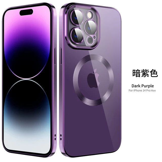 For iPhone 14 Pro Max Protector Bumper Case - Purple - Wirefree