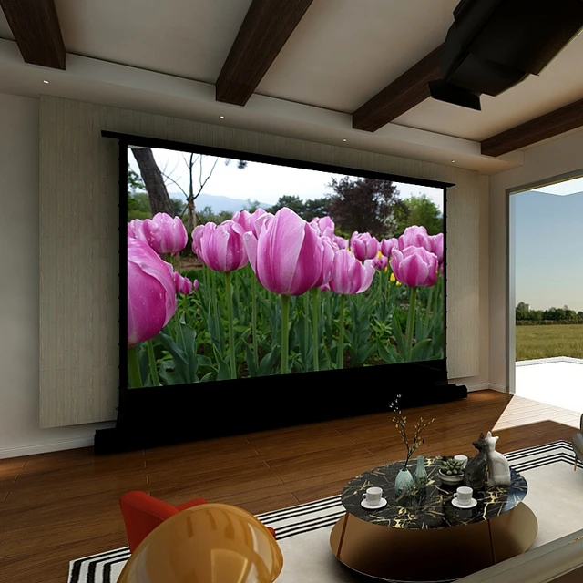 Pantalla de Proyector de 120 pulgadas 4K HD, Diseño sin Arrugas