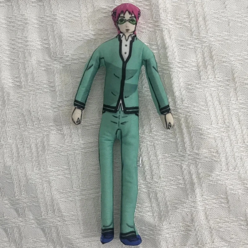 Anime The Disastrous Life of Saiki K. Saiki Kusuo Cosplay Plush Dolls Unisex Funny Stuffed Dolls Ornament Gifts Accessories plush toy plush doll anime ornament
