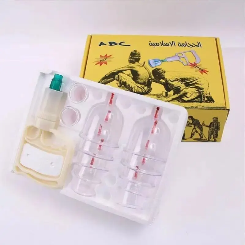 Cupping set 6pcs Vacuum Cupping Set High Strength Adsorption Magnetic Needle Home Beauty Salon Special Cupping Tool Set