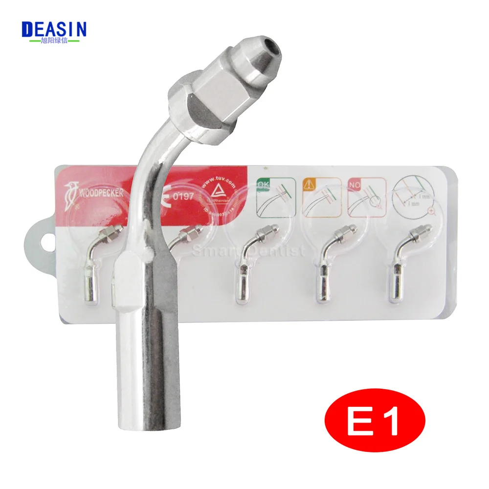 

5Pcs Dental Ultrasonic Scaler Tip Scaling Tip Periodontics Endodontics Fit EMS Woodpecker SATELEC DTE E1 E2 E3 E4