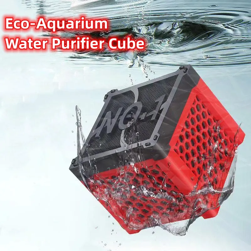 

Eco-Aquarium Water Purifier Cube Filter Aquarium Activated Carbon Ultra Strong Filtration and Absorption filtro peceras acuario