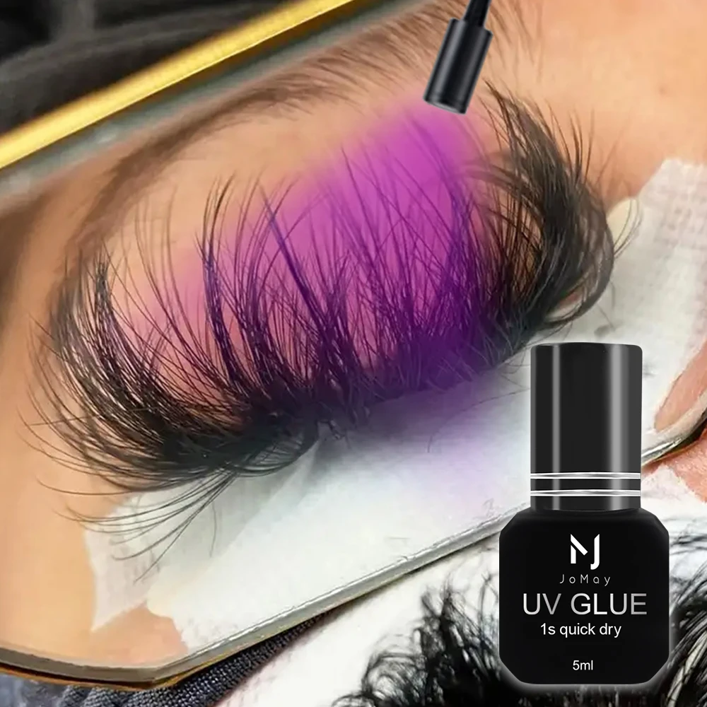 

UV Eyelash Glue No Stimulation Water Proof 1 Second Quick Drying Eyelash Extension Products Does Not Fall Off for 90 Days Cosmet