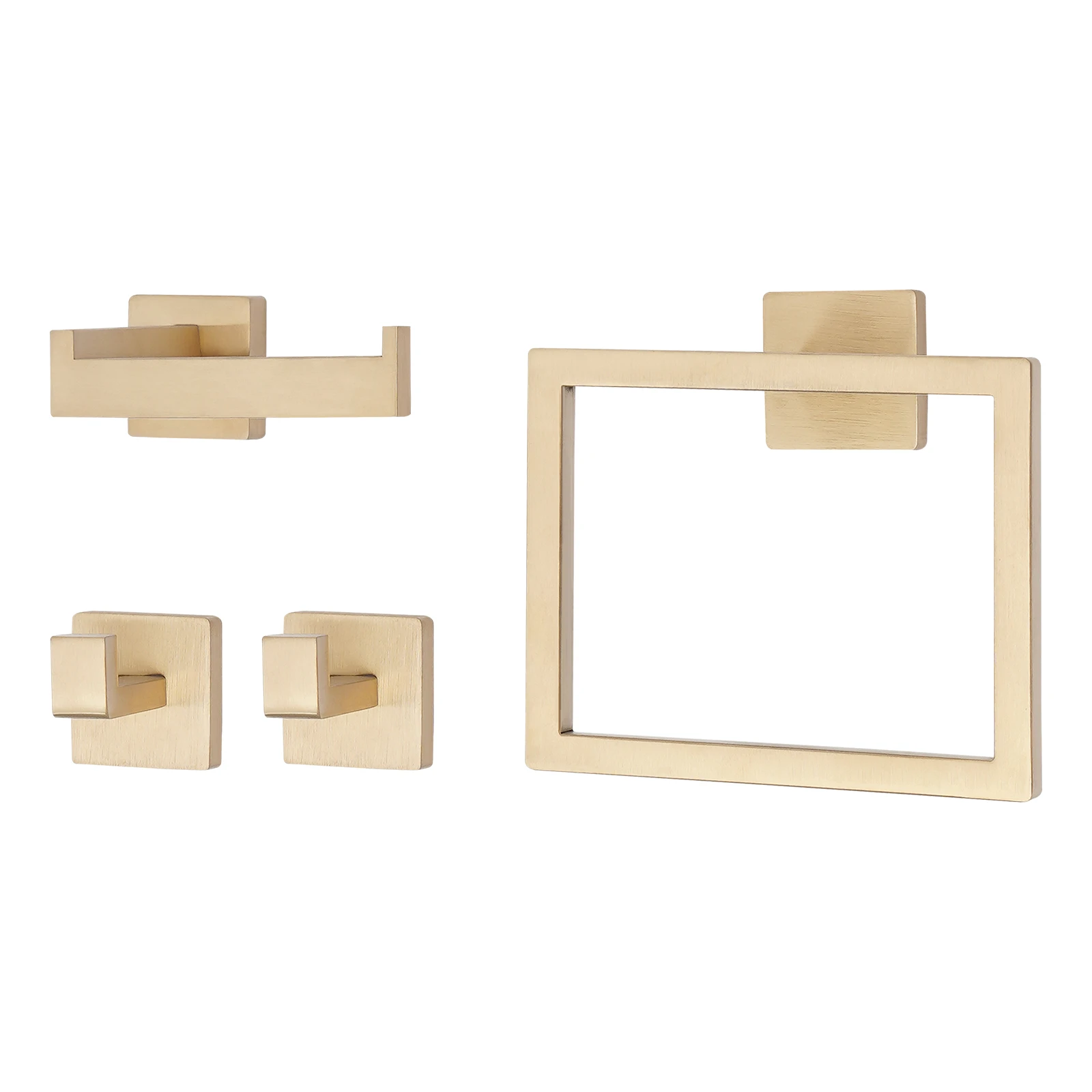 5-Pieces Bathroom Accessories Set, Bathroom Towel Bar Set, Wall Mounted Towel Bar Set
