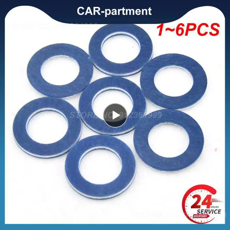 

1~6PCS 10/20/Engine Oil Drain Plug Seal Washer Oil Pan Gaskets Rings 90430-12031 FOR Car Accessories