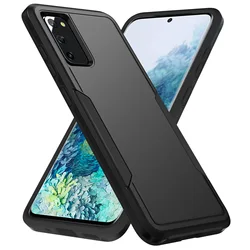 Shockproof Dual Layer Phone Case with 2 - in - 1 Protection - Samsung Galaxy S10 (Black)