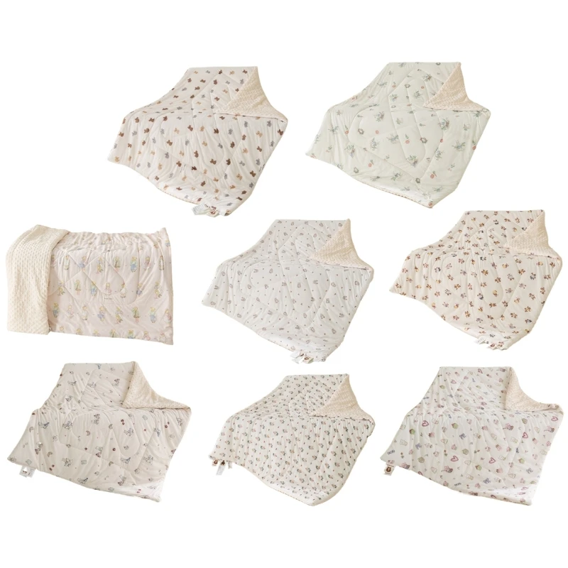 

Double Layered Baby Blanket Stay Warm & Snuggled in Style for Boys Girls Gift