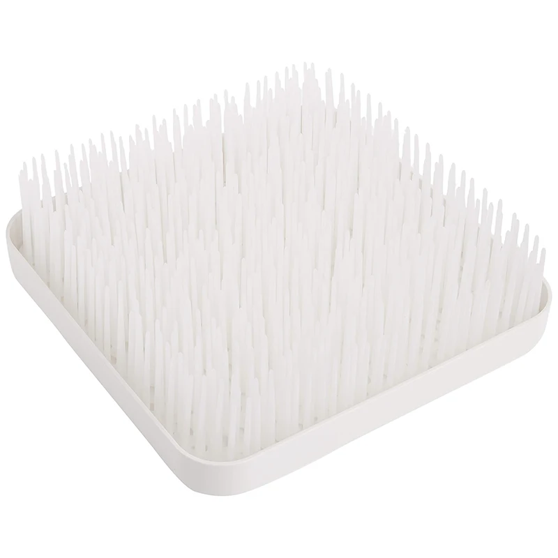 Baby bottle drying rack Green Lawn Countertop Baby Feeding Bottle Drying Rack for Kitchen Space Saving Dryer Foldable Plastic Toddler Grass Drying Racks