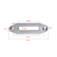Aluminum Hawse Fairlead for Synthetic Winch Rope Cable Lead Guide For 3000-400LBS ATV UTV Winch Cable 4-7/8 inch 124mm 2