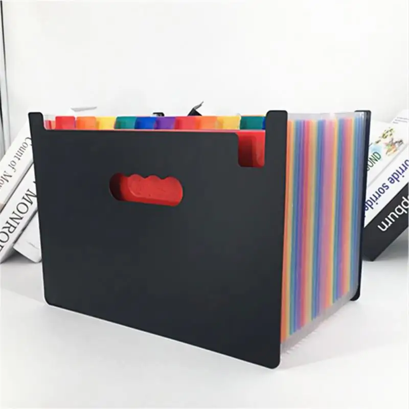 포켓 확장 파일 폴더 A4 정리함, 휴대용 비즈니스 파일, 사무용품 문서 거치대, 카펫 보관소