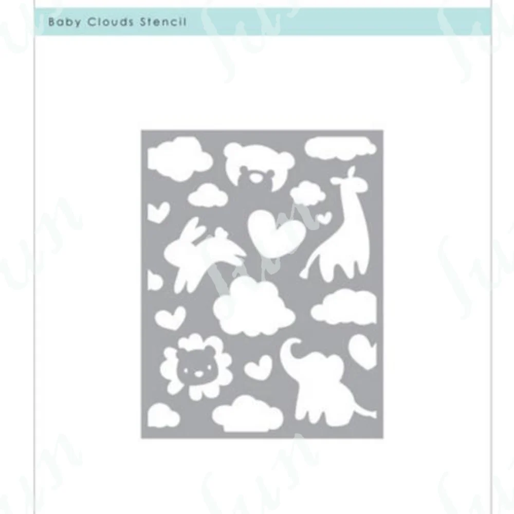

Baby Cloud Layering Drawing Stencils for Scrapbooking Embossing Molds DIY Paper Card Album Stencil Template