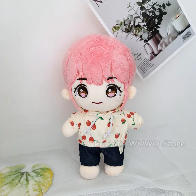 Doll Accessories 20cm Plush Doll Outfit Clothes Stuffed Toy Baby Doll's Accessories for Korea Kpop EXO Idol Dolls Super Star Figure Dolls