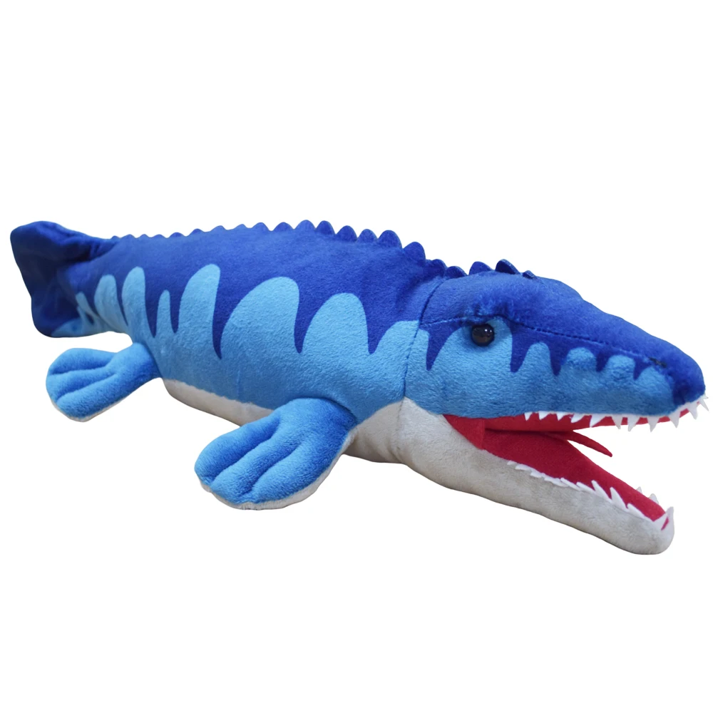 

Реалистичная плюшевая игрушка Mosasaurus, плюшевое животное, реалистичные плюшевые животные Mosasaurus, имитация куклы динозавра