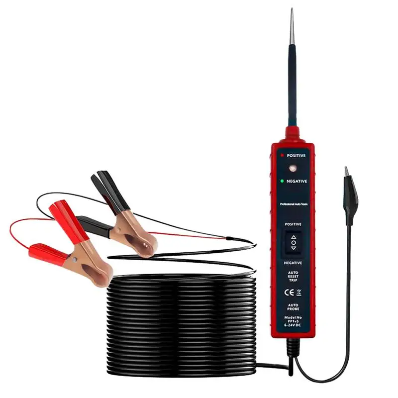 

Car Volt Meter Electrical Tester Electric Tester Pen Multifunctional Electrical Diagnostic Tool Detector 6-24V Digital Display
