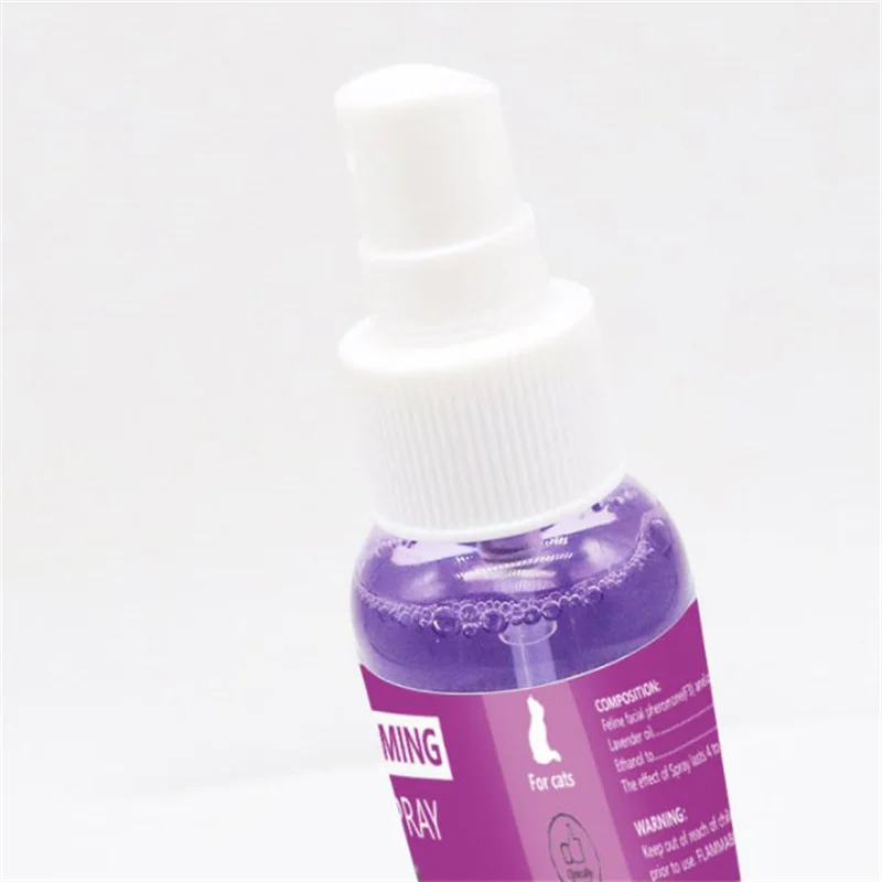 60ml Calming Spray Feline Anti Stress Pheromone Emotional Soothing Spray Health Cleaning Supplies For Cats