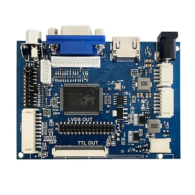 PCB800099 LCD Screen Car GPS Raspberry pi Raspberry pi expansion board Development board Display LCD Driver Board HDMI VGA AV to TTL RGB LVDS