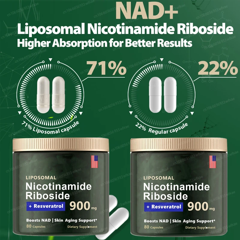 NAD+ Supplement Capsules 4 Bottles For Anti-Aging