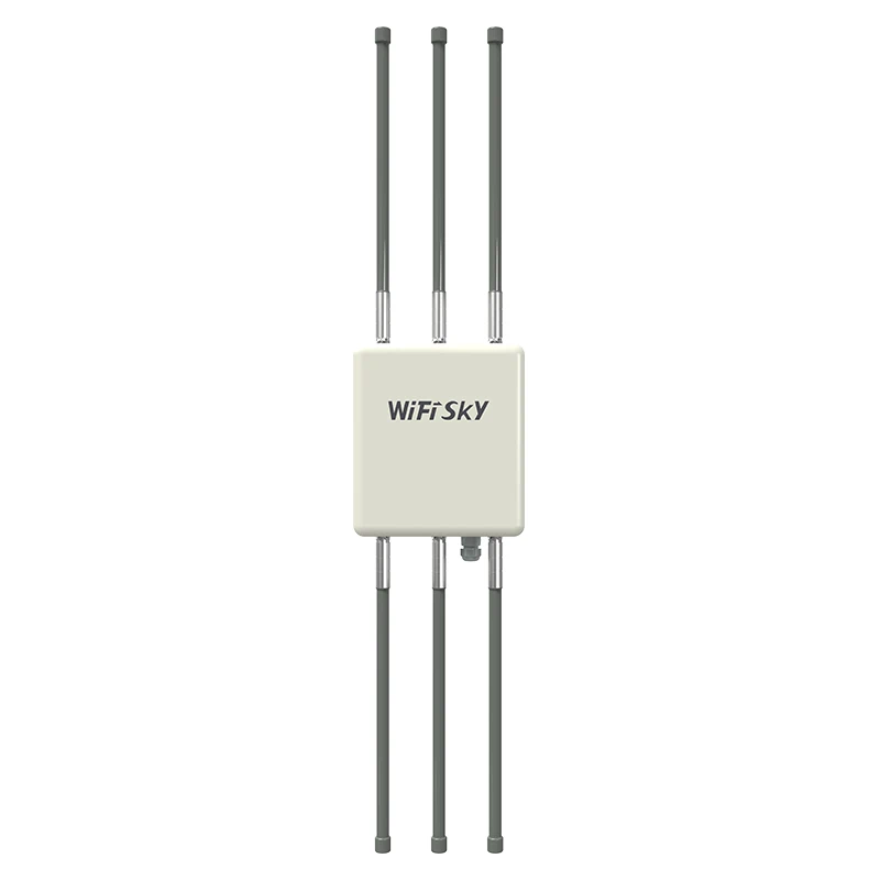

Dual Band Outdoor Wireless Ap Long Range Wireless Access Point Support 48V POE Waterproof and dustproof