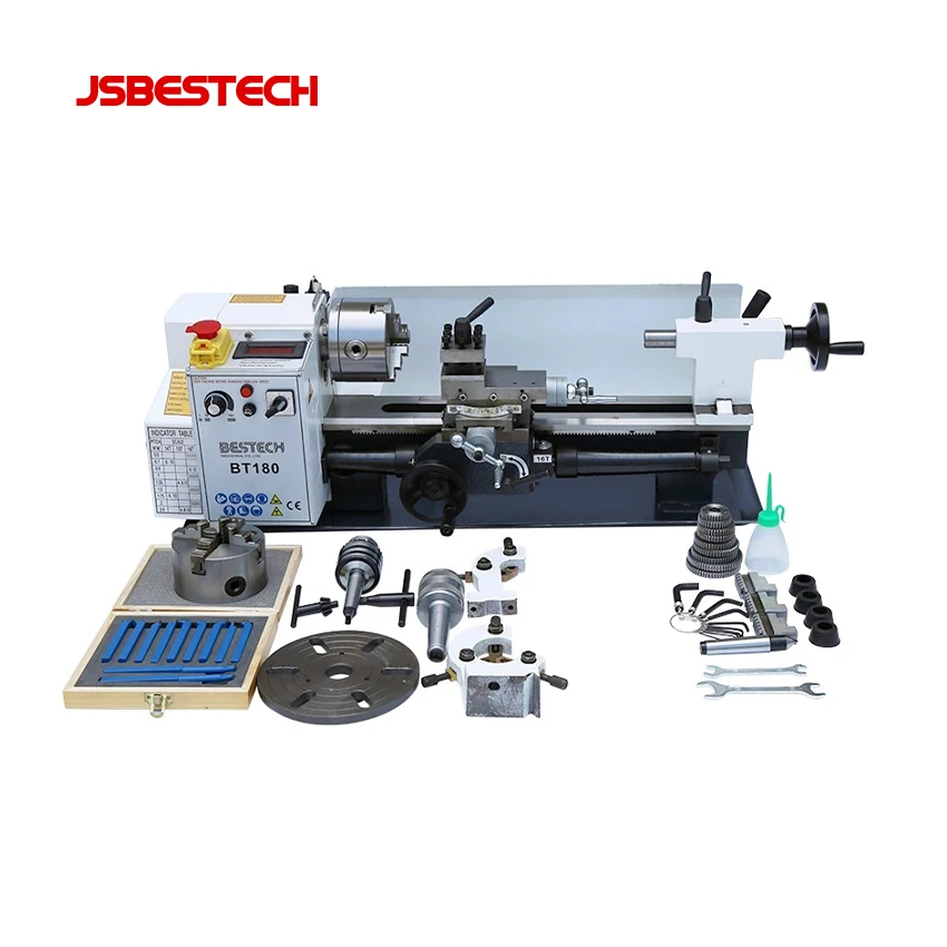 

BT180 Mini bench torno lathe machine for metal working
