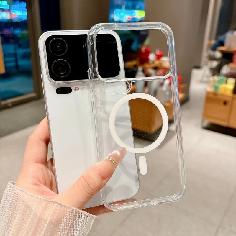 Matte Translucent Defender Case with Shockproof Magnetic Wireless Charging