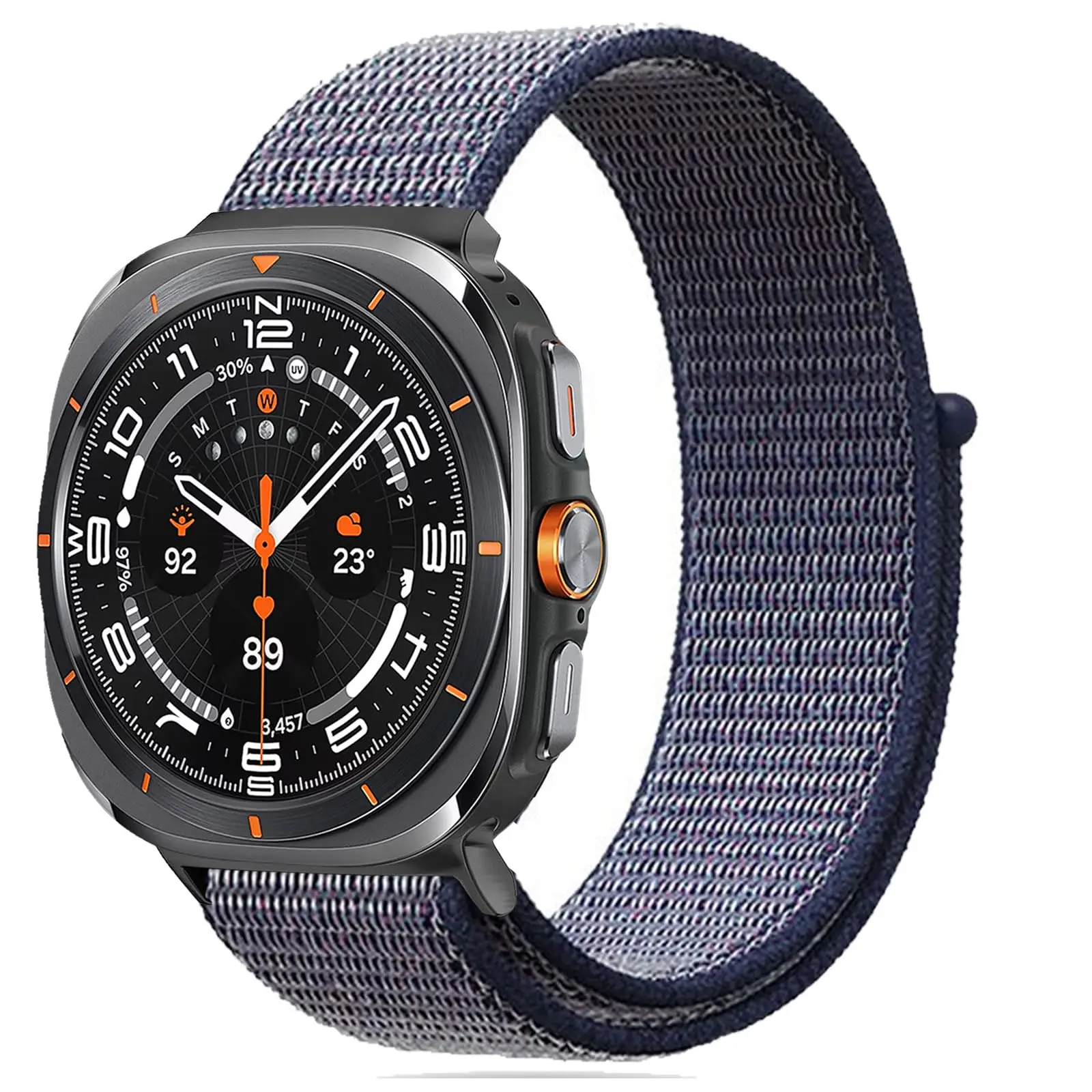Sport Nylon Loop Bracelet for Smartwatch - Universal 47mm Strap